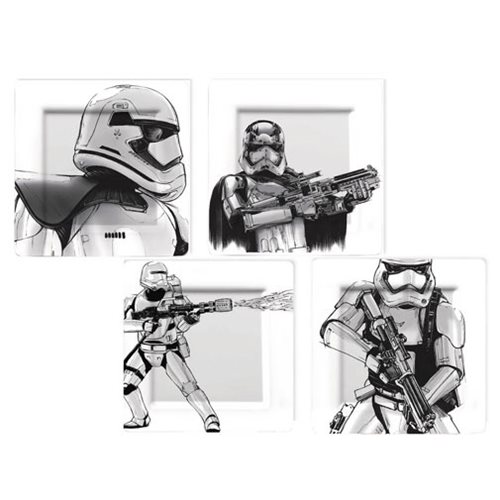 Star Wars: The Force Awakens Captain Phasma and Stormtrooper Plate Set